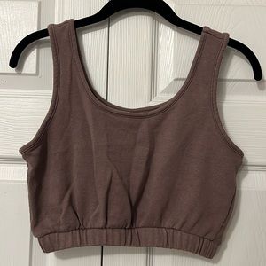 Versona - Brown Cropped Tank - Size Small